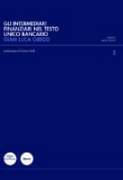 Gli intermediari finanziari nel testo unico bancario