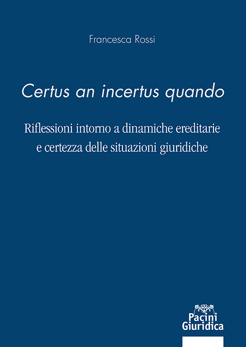 Certus an incertus quando