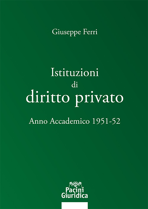 Istituzioni di diritto privato