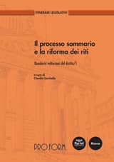 Il processo sommario e la riforma dei riti